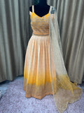 Party wear Lehenga in Yellow  Color