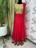 Party wear Dress in Red Color