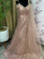 Party wear Anarkali Dress in Peach Color