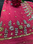 Maroon Saree with heavy Bead Work