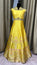 Party wear Anarkali Dress in Yellow  Color