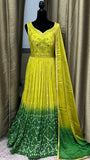 Party wear Dresses in Yellow Color