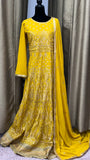 Party wear Dresses in Yellow Color