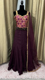 Party wear Dresses in Plum Color