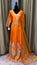 Party wear Anarkali Suit in Orange  Color