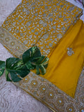 Unstitched Suit Material- 500M- Mustard Yellow