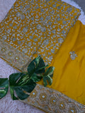 Unstitched Suit Material- 500M- Mustard Yellow