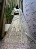 Party wear Lehenga in Ivory White Color - 7735PLH197