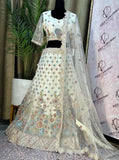 Party wear Lehenga in Ivory White Color - 7735PLH197