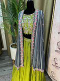 Party wear Lehenga in Green Color - 7735PLH201