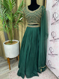 Party wear Lehenga in Green Color - 7735PLH202G