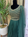 Party wear Lehenga in Green Color - 7735PLH202G