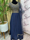 Party wear Lehenga in Blue Color - 7735PLH202B